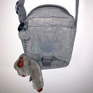 Grey/Pewter Kipling crossbody purse